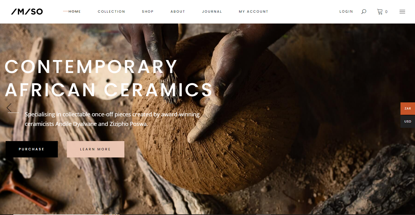 Imiso Ceramics E-commerce